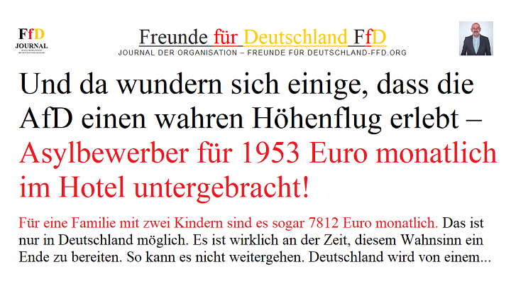 Familiengefühl: 7812 Euro monatlich für Asylbewerber in Hotels