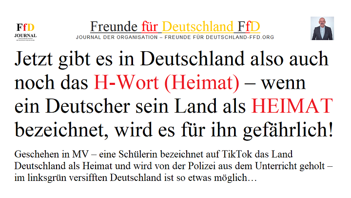 Schülerin von Polizei wegen Heimat-Begriff abgeführt