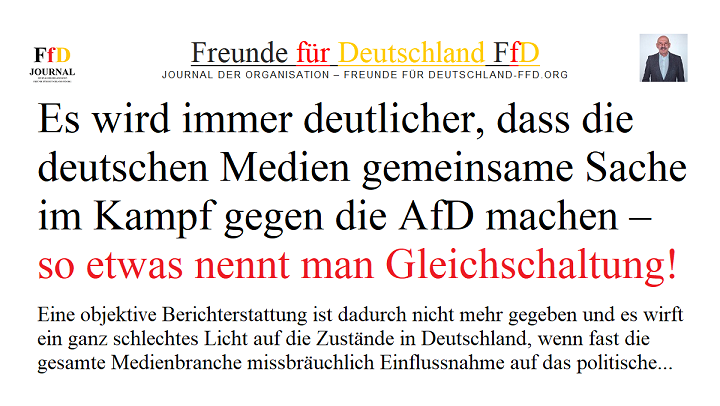 Gleichschaltung der Medien: Ein Überblick über die AfD-Diskussion