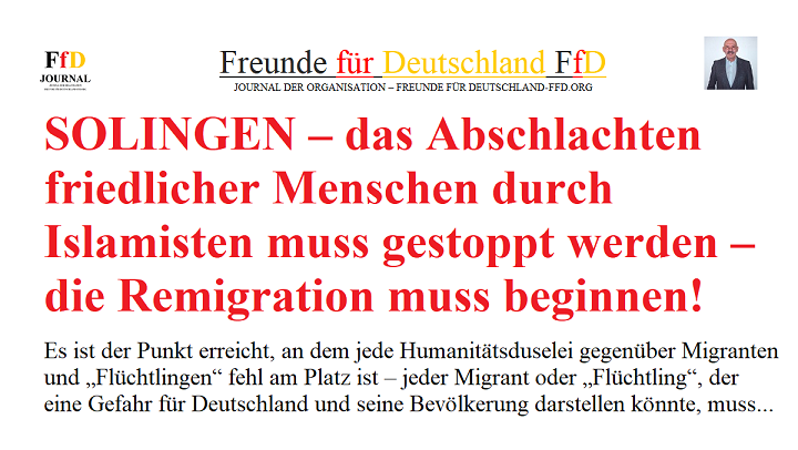 Das Abschlachten friedlicher Menschen durch Islamisten muss gestoppt werden