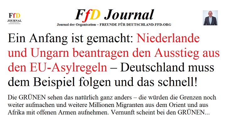 Deutschland und der Ausstieg aus den EU-Asylregeln